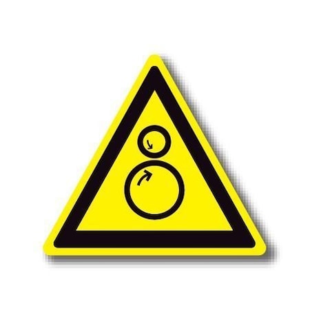Ergomat 17in TRIANGLE SIGNS - Pinch Point DSV-SIGN 289 #5029 -UEN